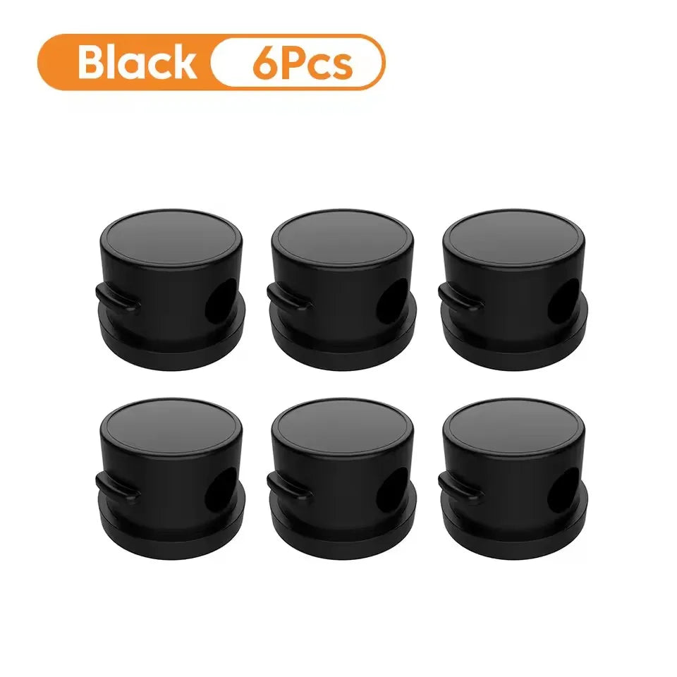 360 Rotation Magnetic Cable Clip Cable Organizer Holder Adhesive Wire Keeper Management USB Charging Line Winder for Home Office